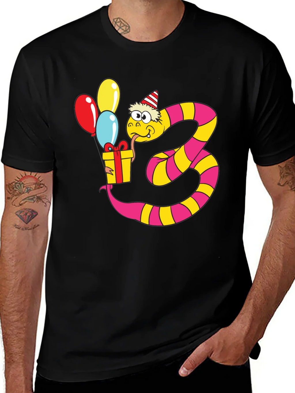 Funny Snake 3rd Birthday T-Shirt product image 1