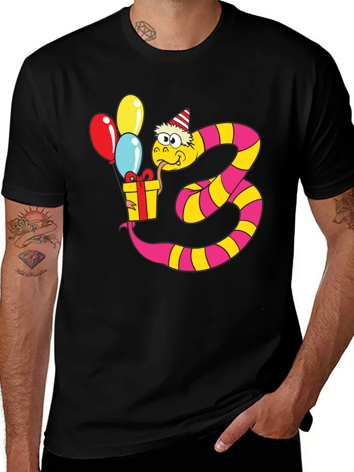 Funny Snake 3rd Birthday T-Shirt product image 1