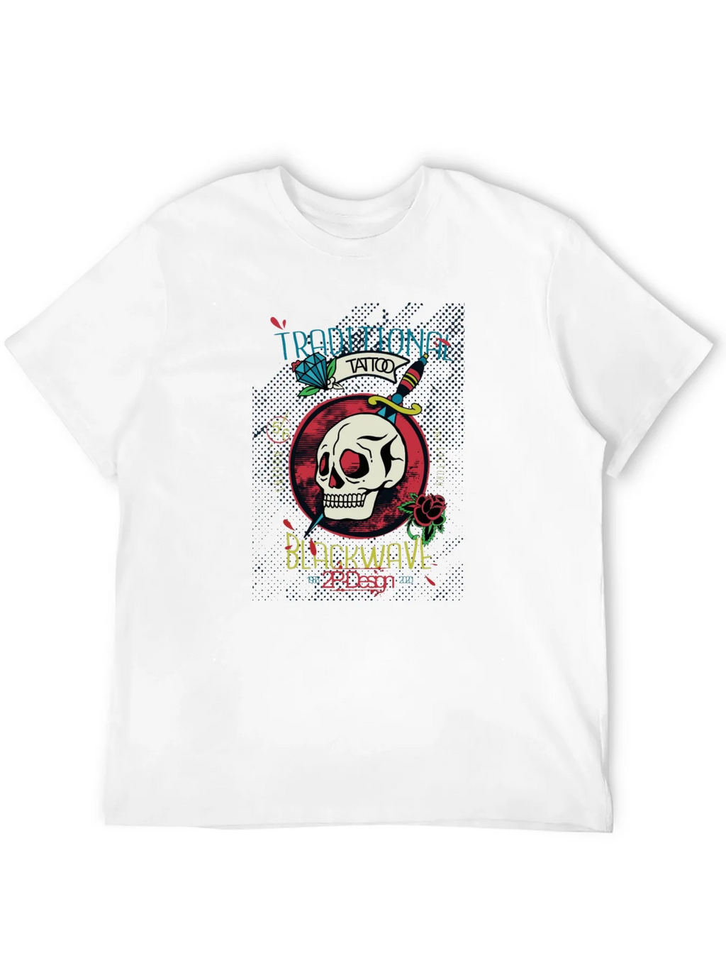Traditional Tattoo Style Graphic T-Shirt product image 8