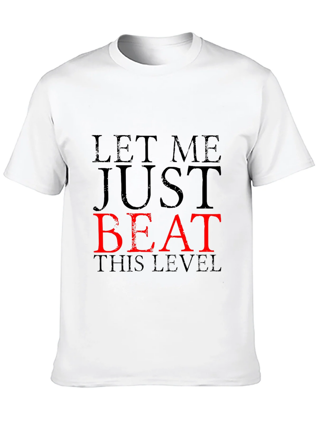 Let Me Just Beat This Level Black T-Shirt product image 7