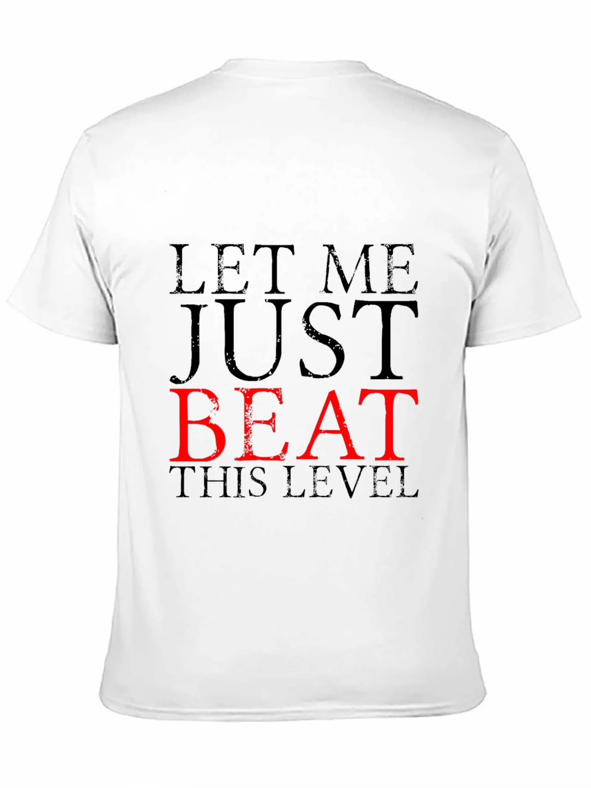 Let Me Just Beat This Level Black T-Shirt product image 8
