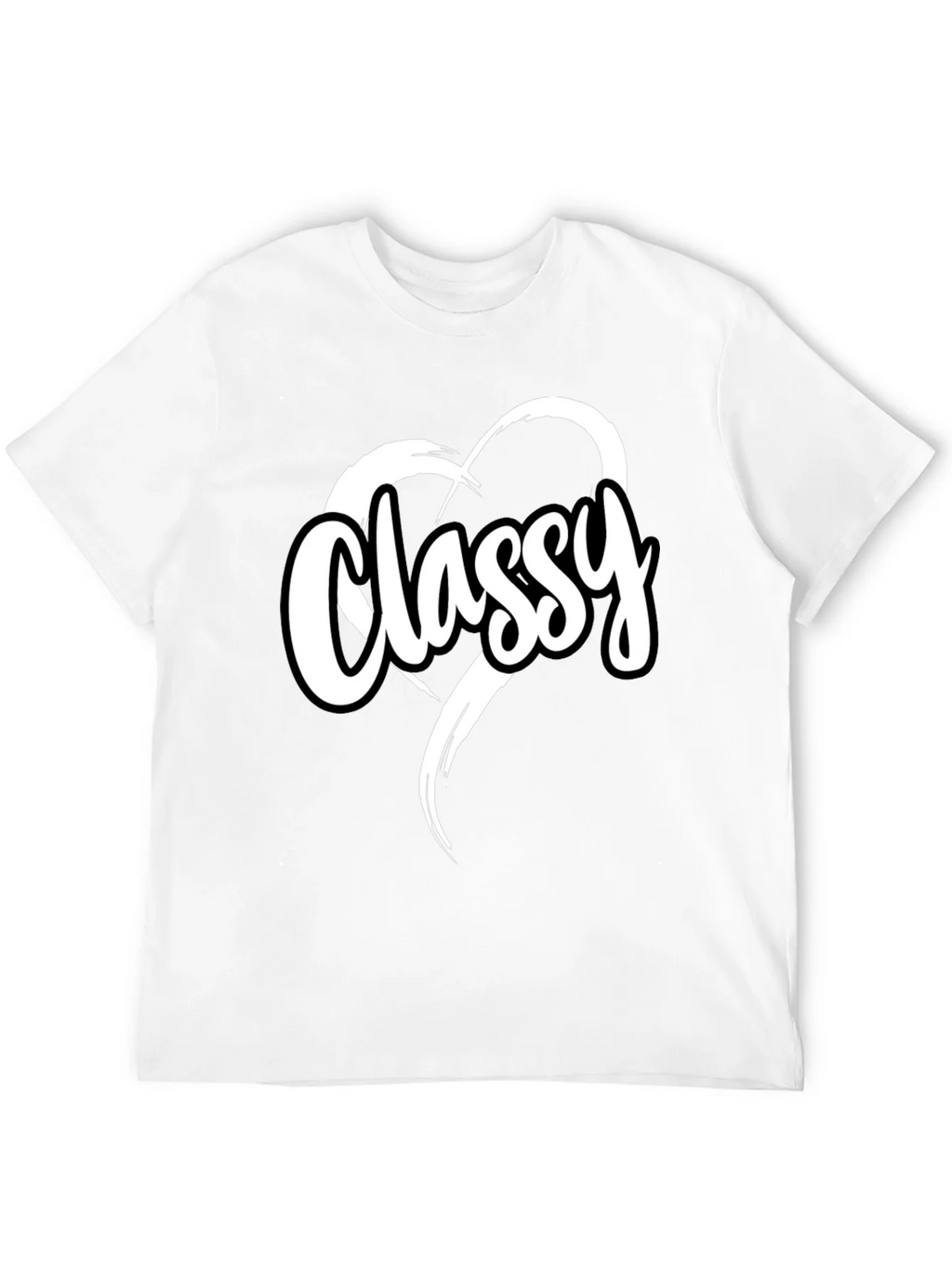 Classy Heart Tee - Stylish Black T-Shirt product image 9