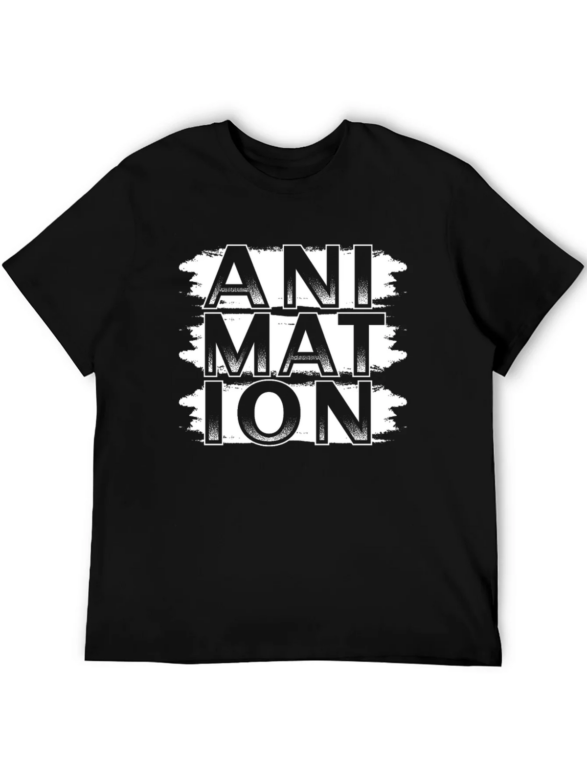 Animation Graphic Print Black T-Shirt product image 4