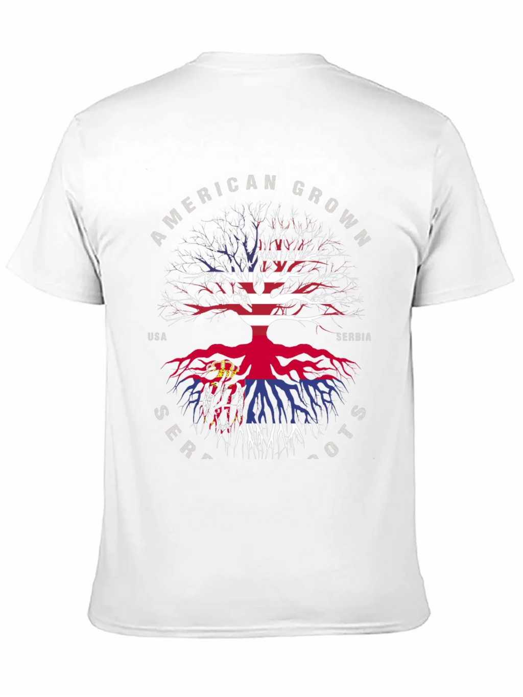 American Grown Serbian Roots T-Shirt product image 7