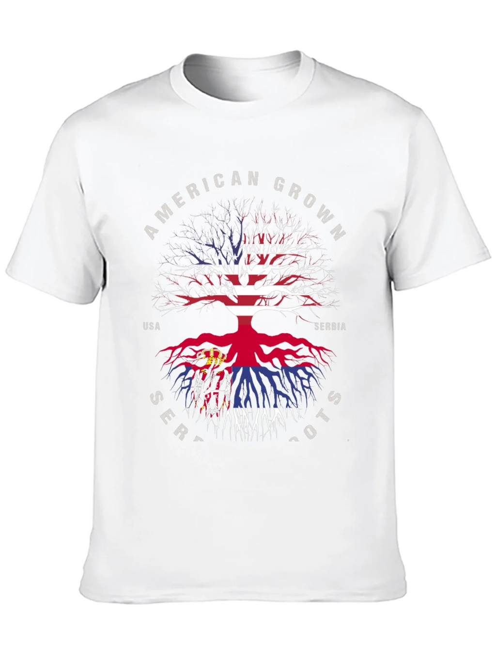 American Grown Serbian Roots T-Shirt product image 6