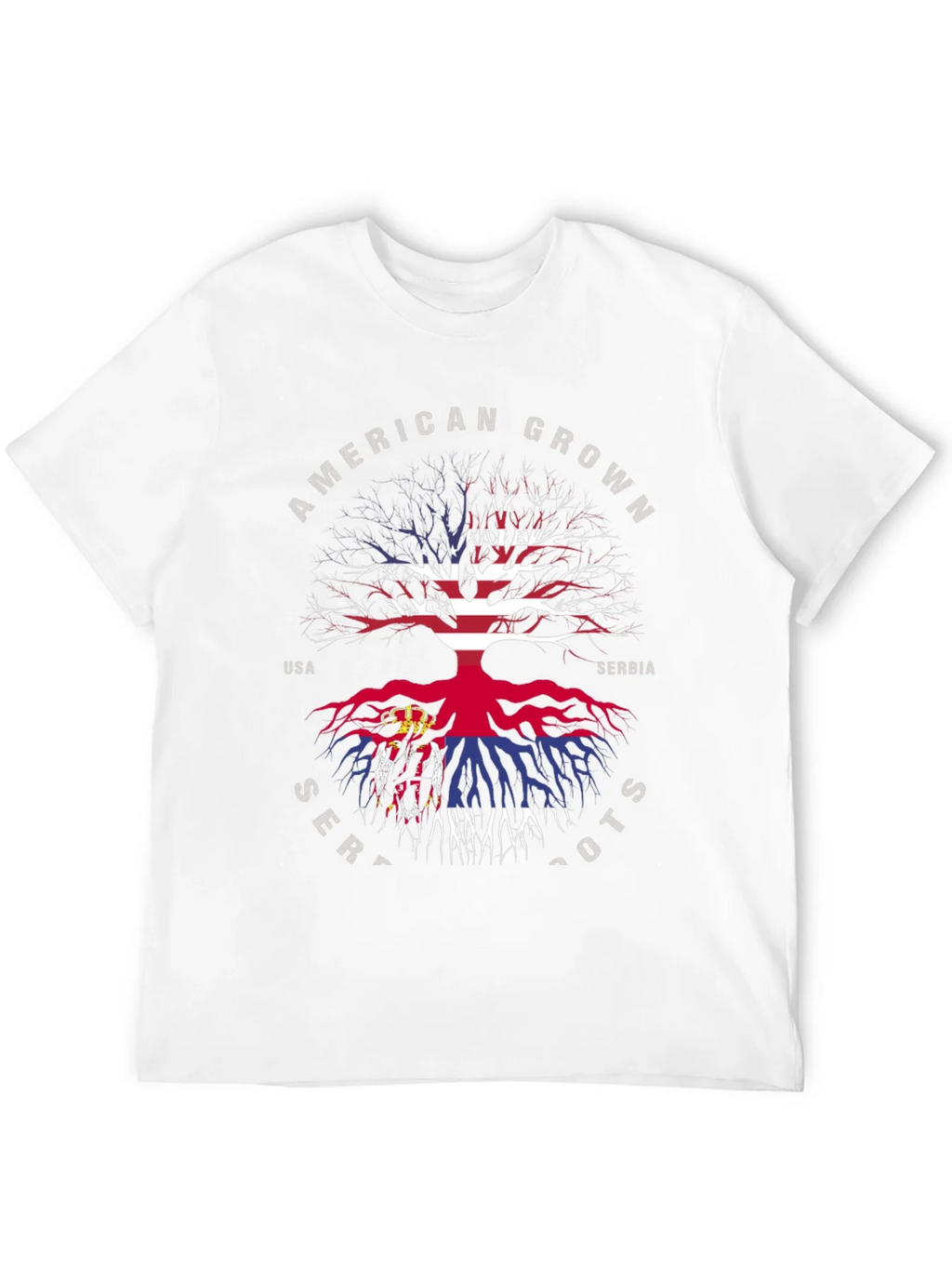 American Grown Serbian Roots T-Shirt product image 8