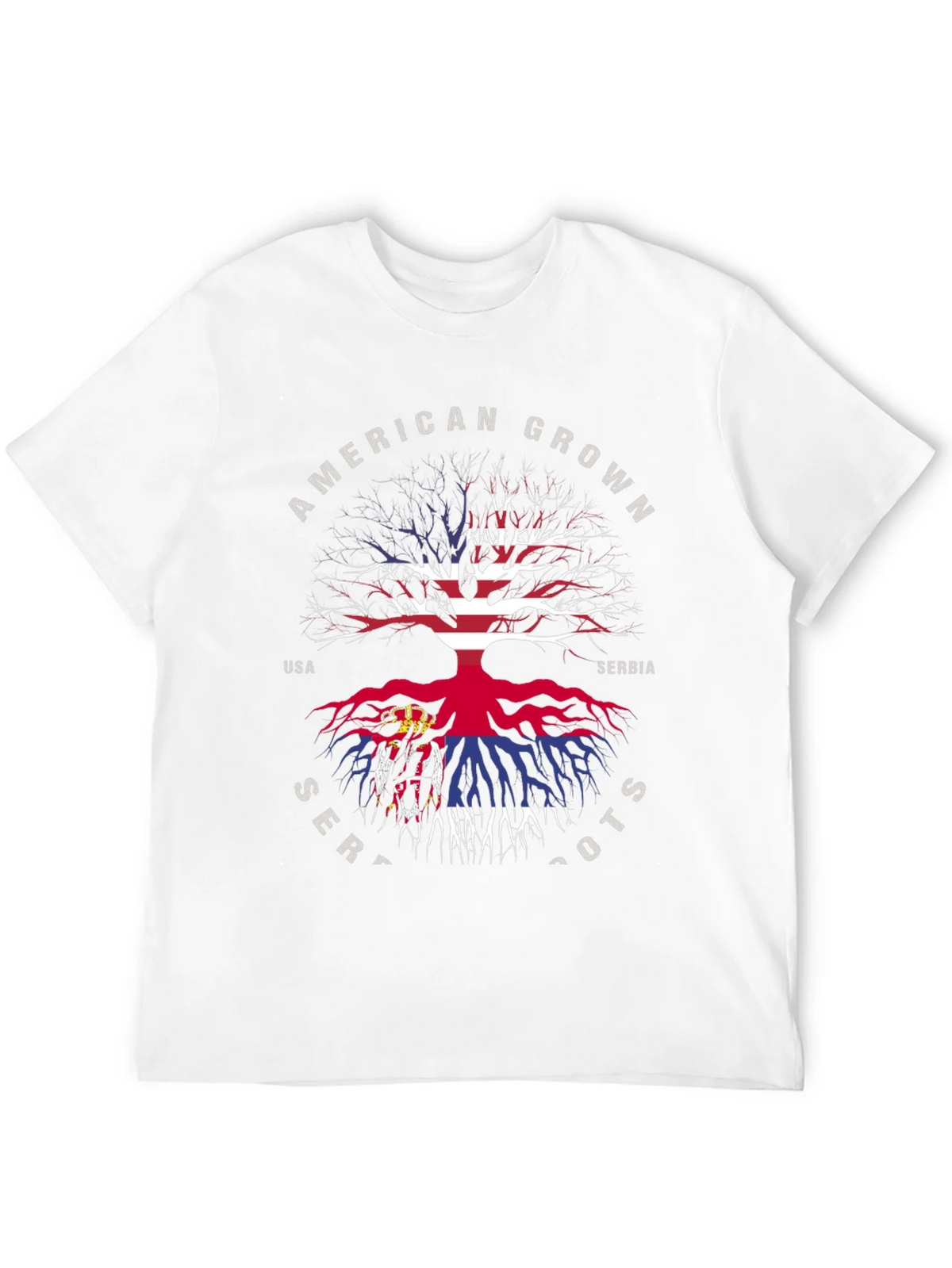 American Grown Serbian Roots T-Shirt product image 8