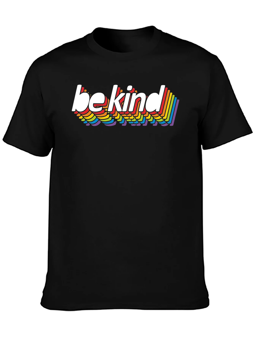 Be Kind Rainbow T-Shirt - Stylish Casual Tee product image 3