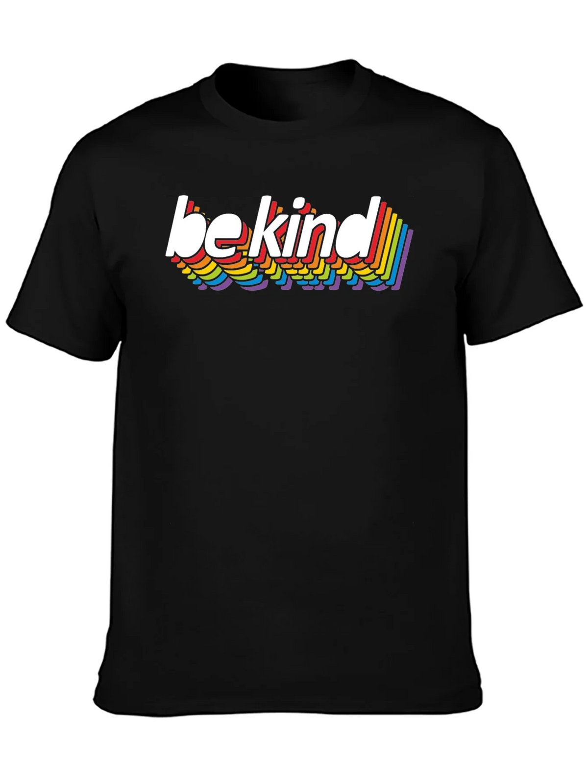 Be Kind Rainbow T-Shirt - Stylish Casual Tee product image 3