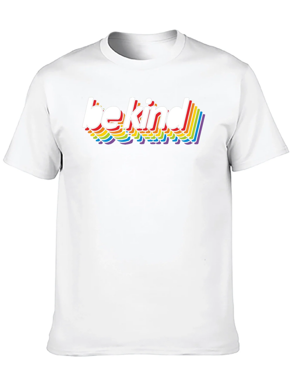 Be Kind Rainbow T-Shirt - Stylish Casual Tee product image 9