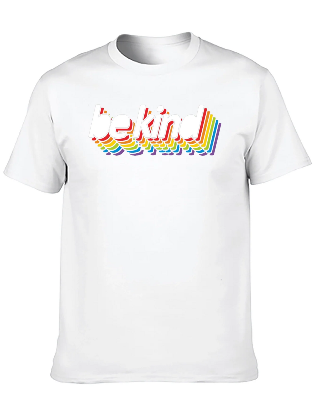 Be Kind Rainbow T-Shirt - Stylish Casual Tee product image 9
