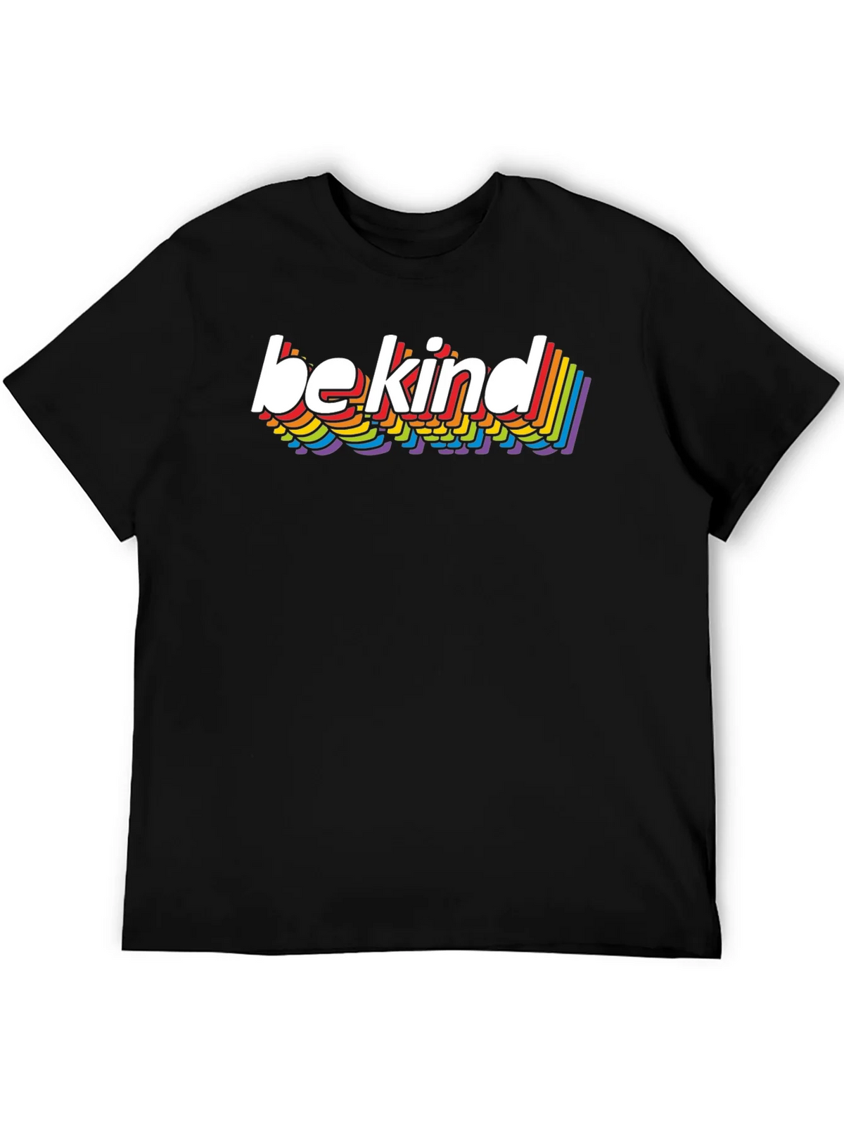 Be Kind Rainbow T-Shirt - Stylish Casual Tee product image 5