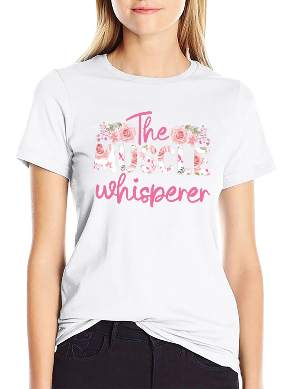 The Muscle Whisperer Floral T-Shirt - Black product image 7