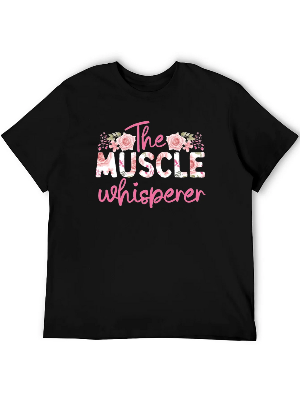 The Muscle Whisperer Floral T-Shirt - Black product image 5
