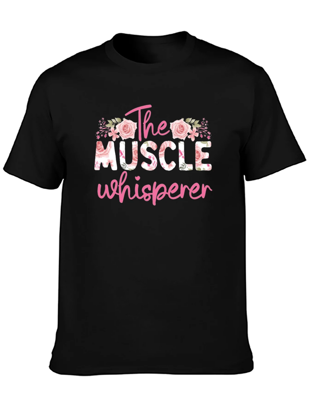 The Muscle Whisperer Floral T-Shirt - Black product image 3