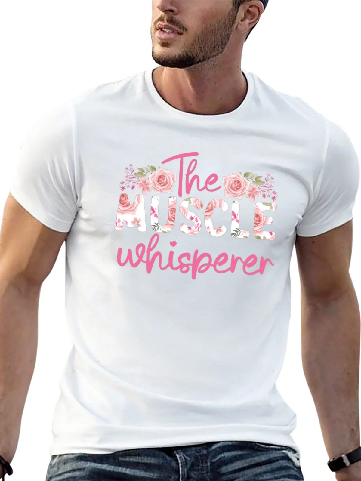 The Muscle Whisperer Floral T-Shirt - Black product image 10