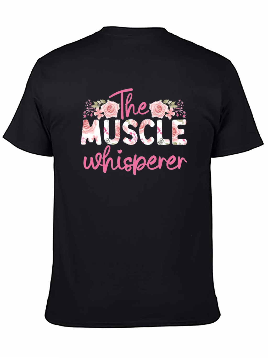 The Muscle Whisperer Floral T-Shirt - Black product image 4