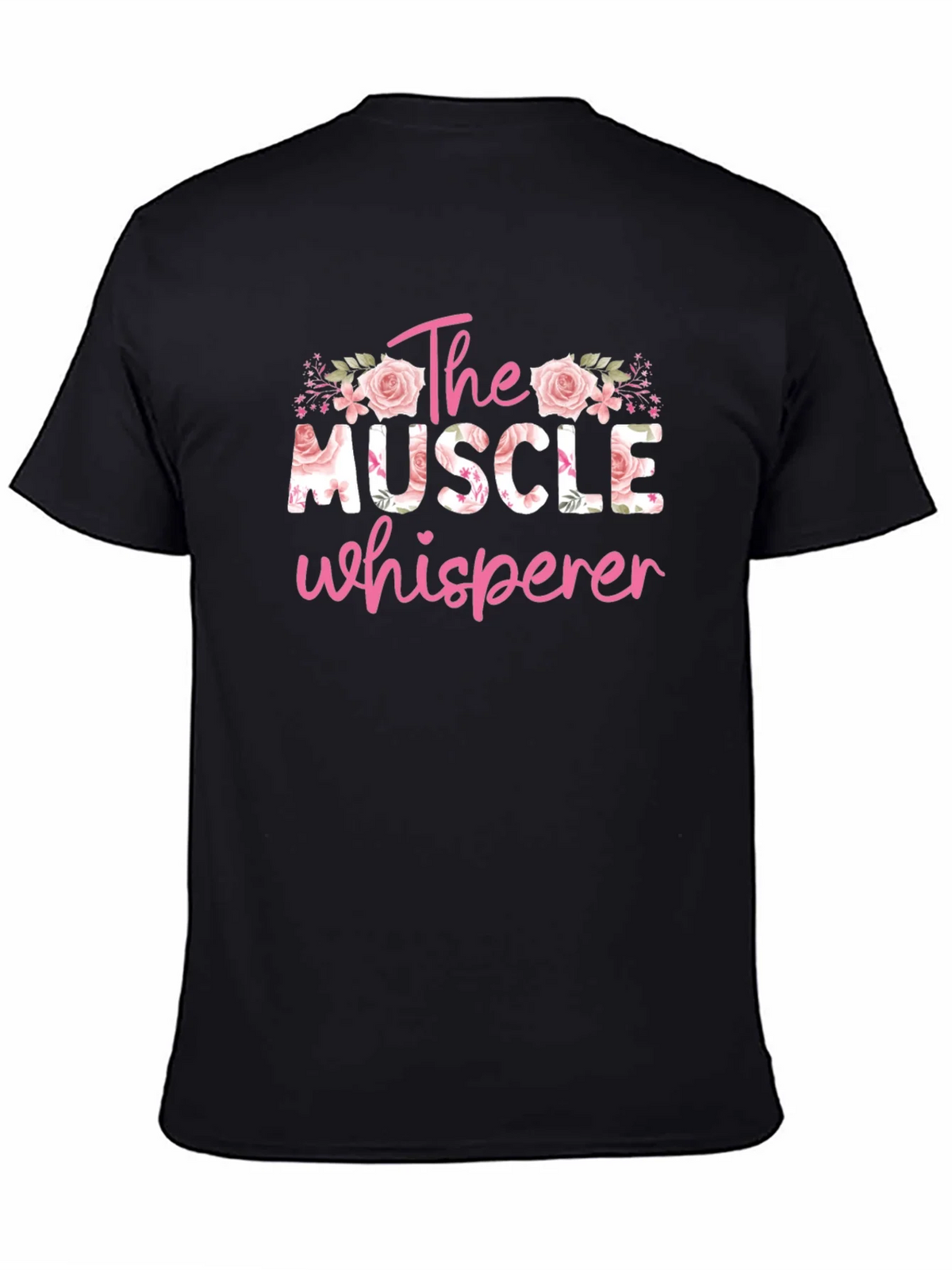 The Muscle Whisperer Floral T-Shirt - Black product image 4
