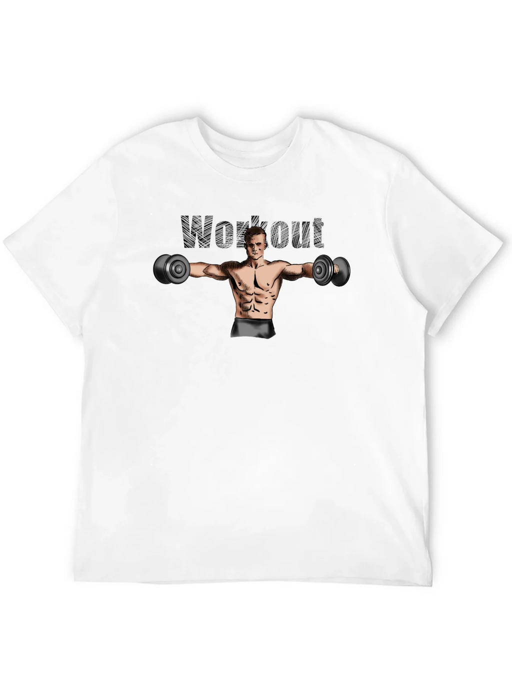 Workout Graphic Black T-Shirt product image 9