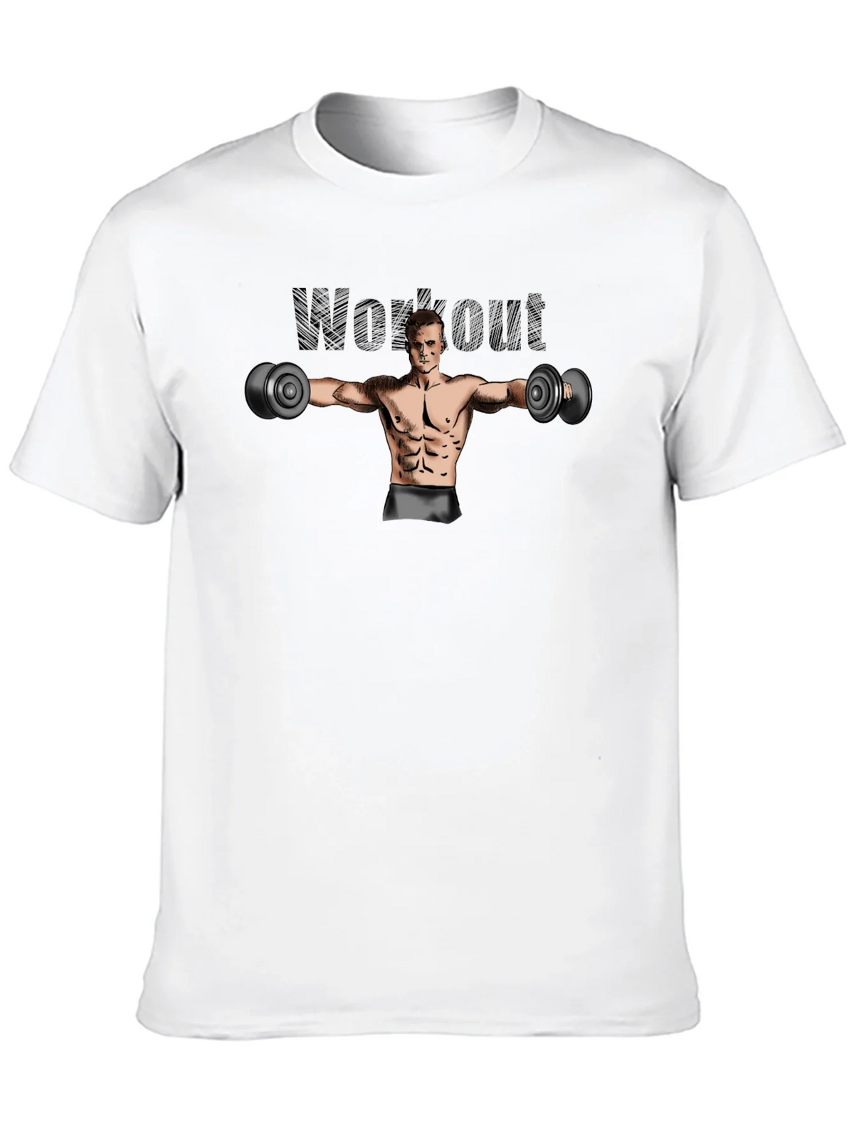 Workout Graphic Black T-Shirt product image 7