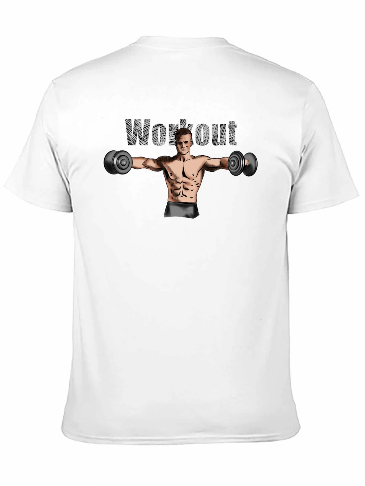 Workout Graphic Black T-Shirt product image 8