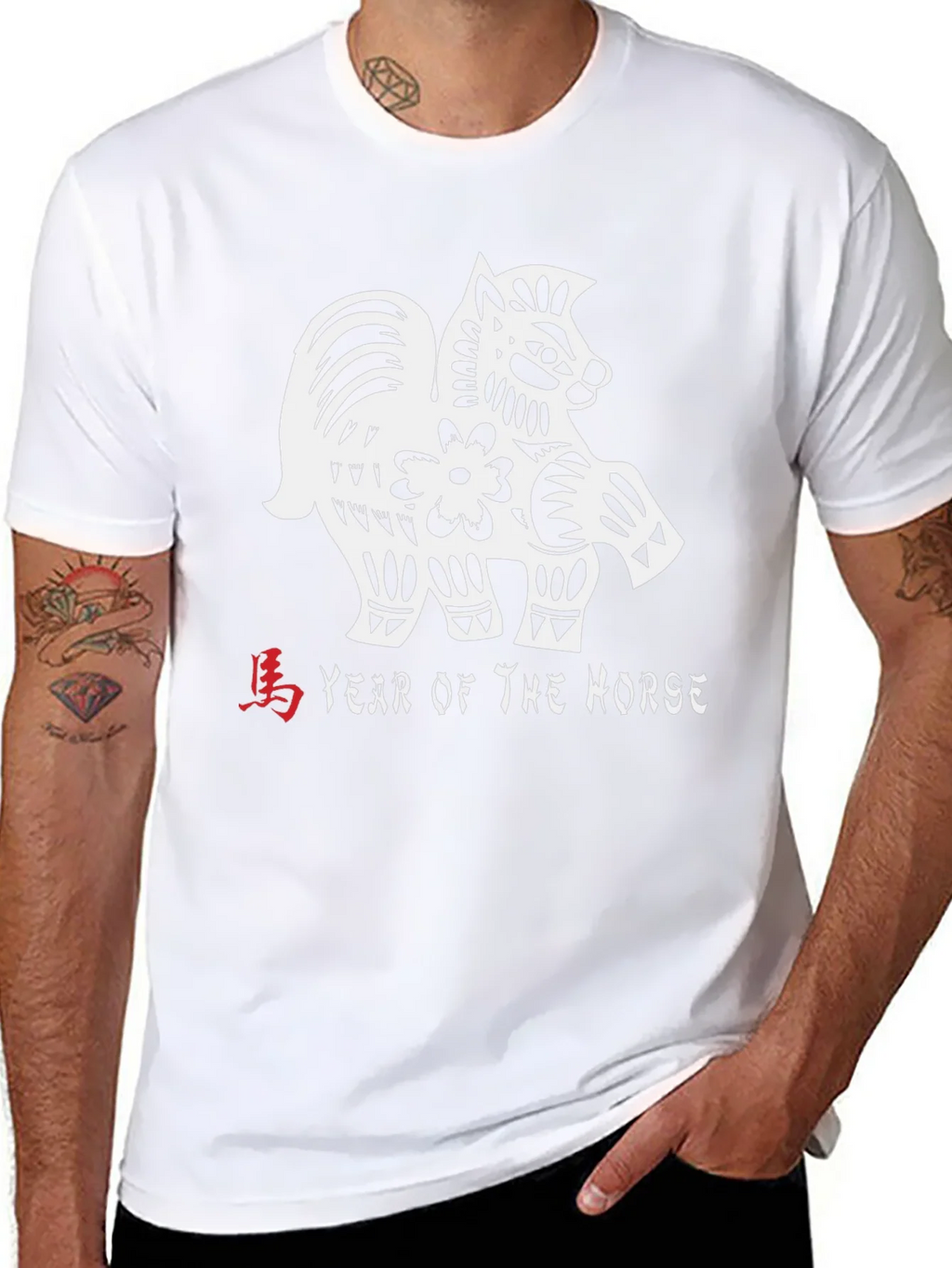 Year of the Horse Graphic Tee - Black product image 7