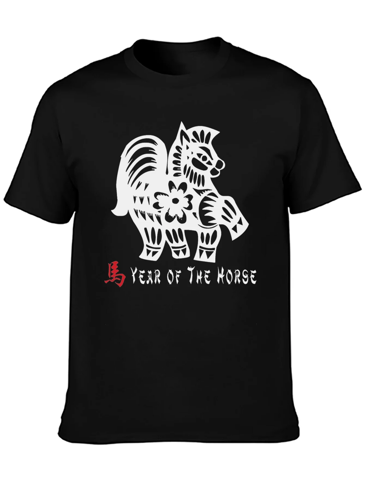 Year of the Horse Graphic Tee - Black product image 3