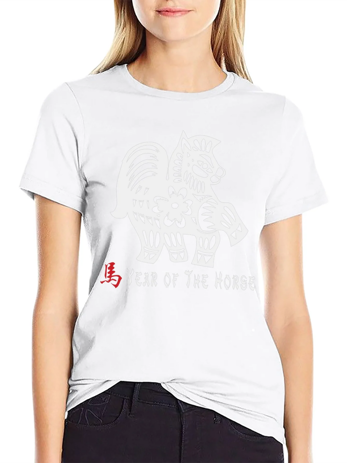 Year of the Horse Graphic Tee - Black product image 8