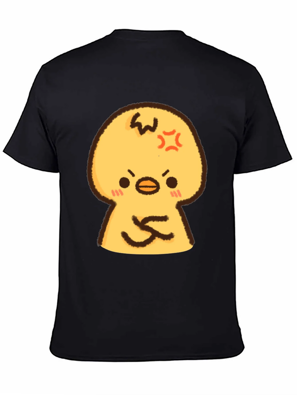 Angry Chick Cartoon Graphic T-Shirt product image 4