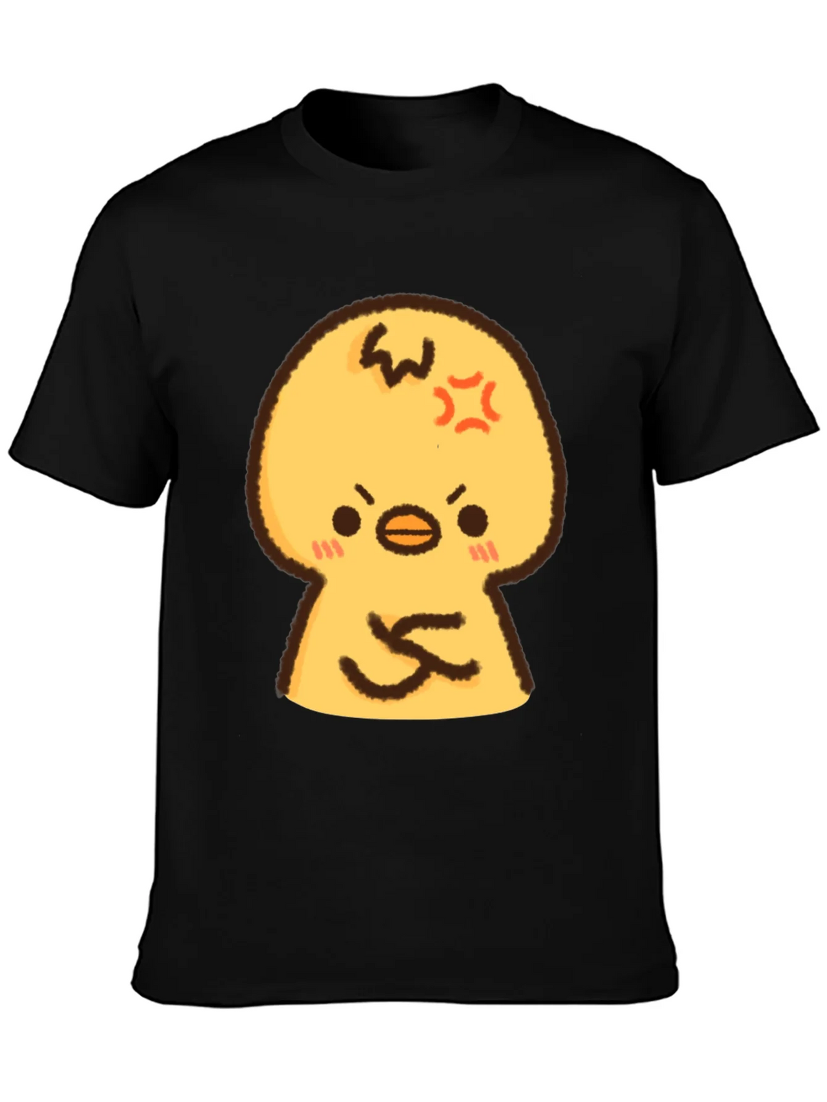 Angry Chick Cartoon Graphic T-Shirt product image 3
