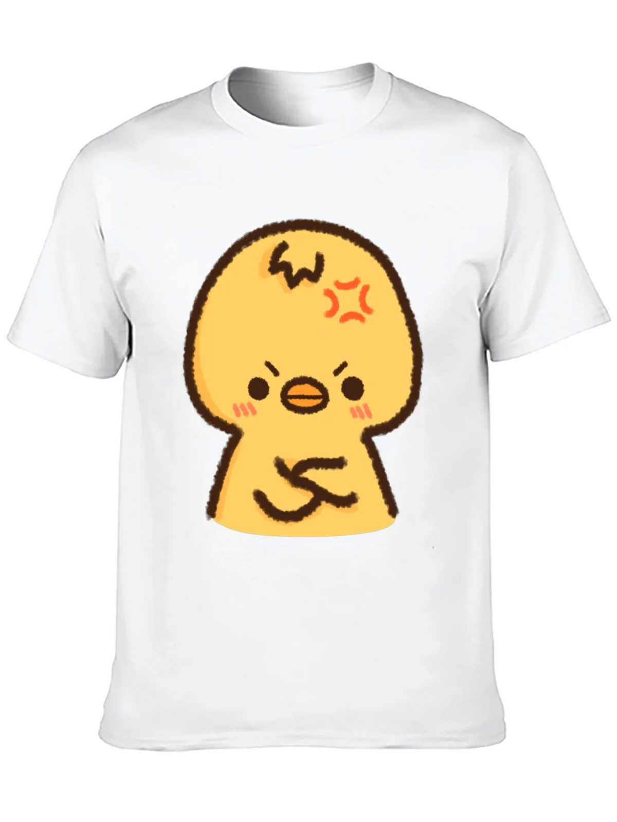 Angry Chick Cartoon Graphic T-Shirt product image 9