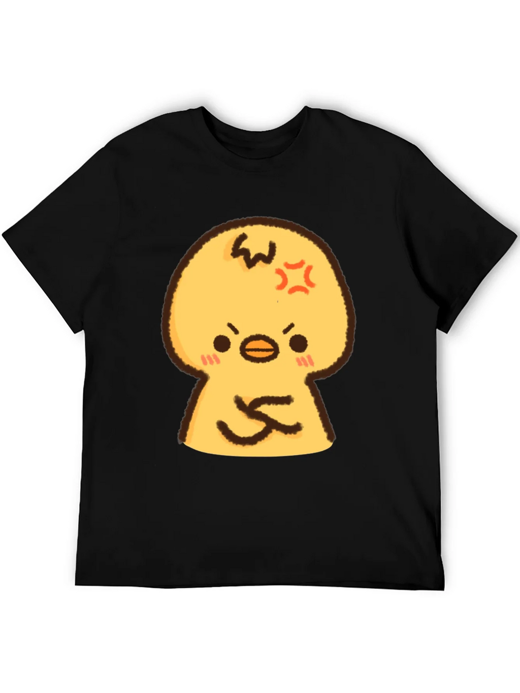 Angry Chick Cartoon Graphic T-Shirt product image 5