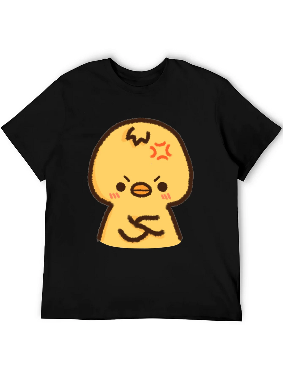 Angry Chick Cartoon Graphic T-Shirt product image 5