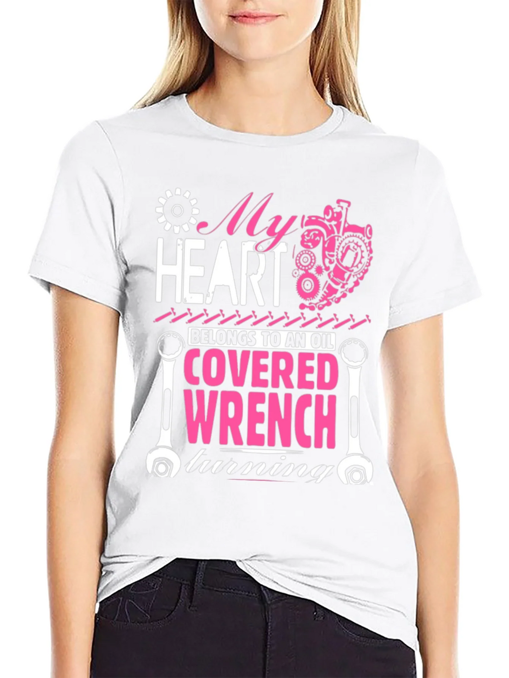 My Heart Belongs to an Oil Covered Wrench T-Shirt product image 8