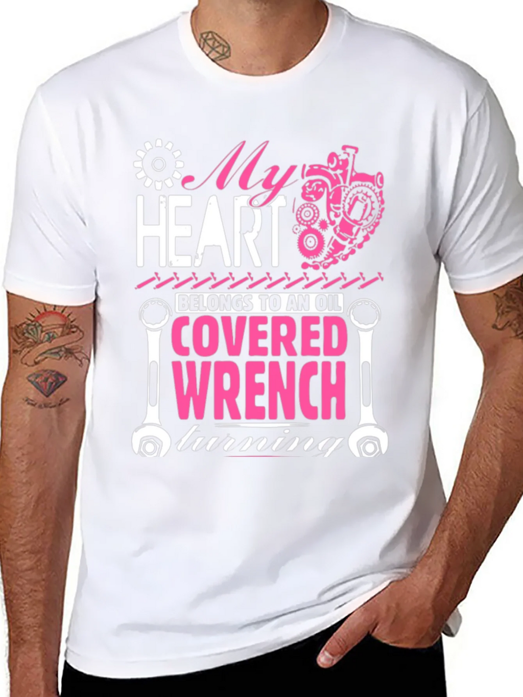 My Heart Belongs to an Oil Covered Wrench T-Shirt product image 7
