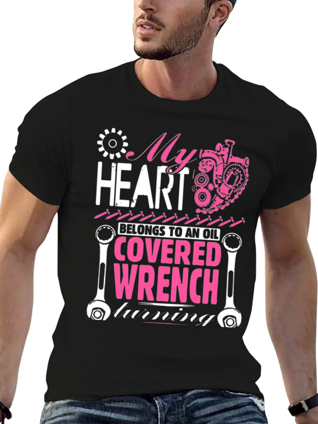 My Heart Belongs to an Oil Covered Wrench T-Shirt product image 6