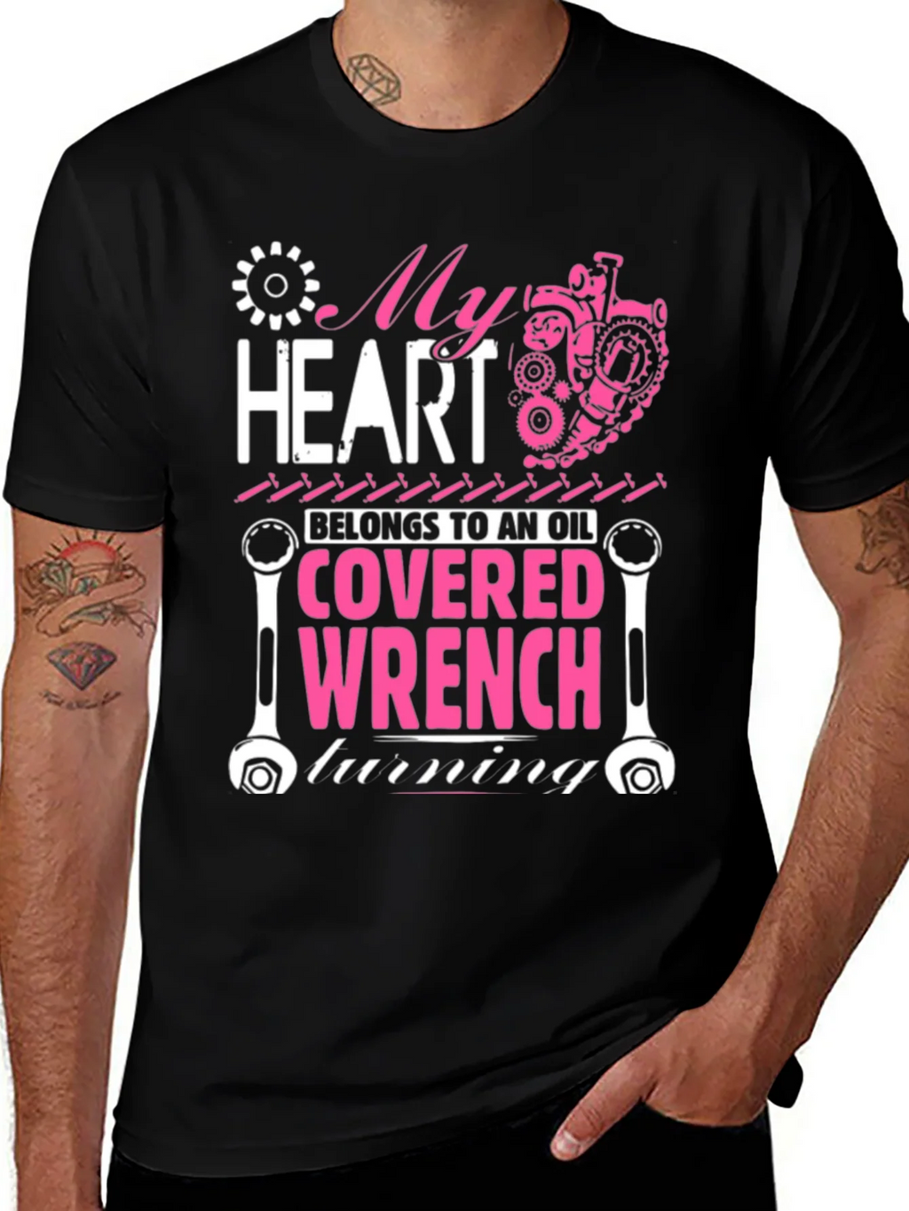 My Heart Belongs to an Oil Covered Wrench T-Shirt product image 1