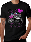 Girls Monster Trucks Too! Graphic Tee product image 1