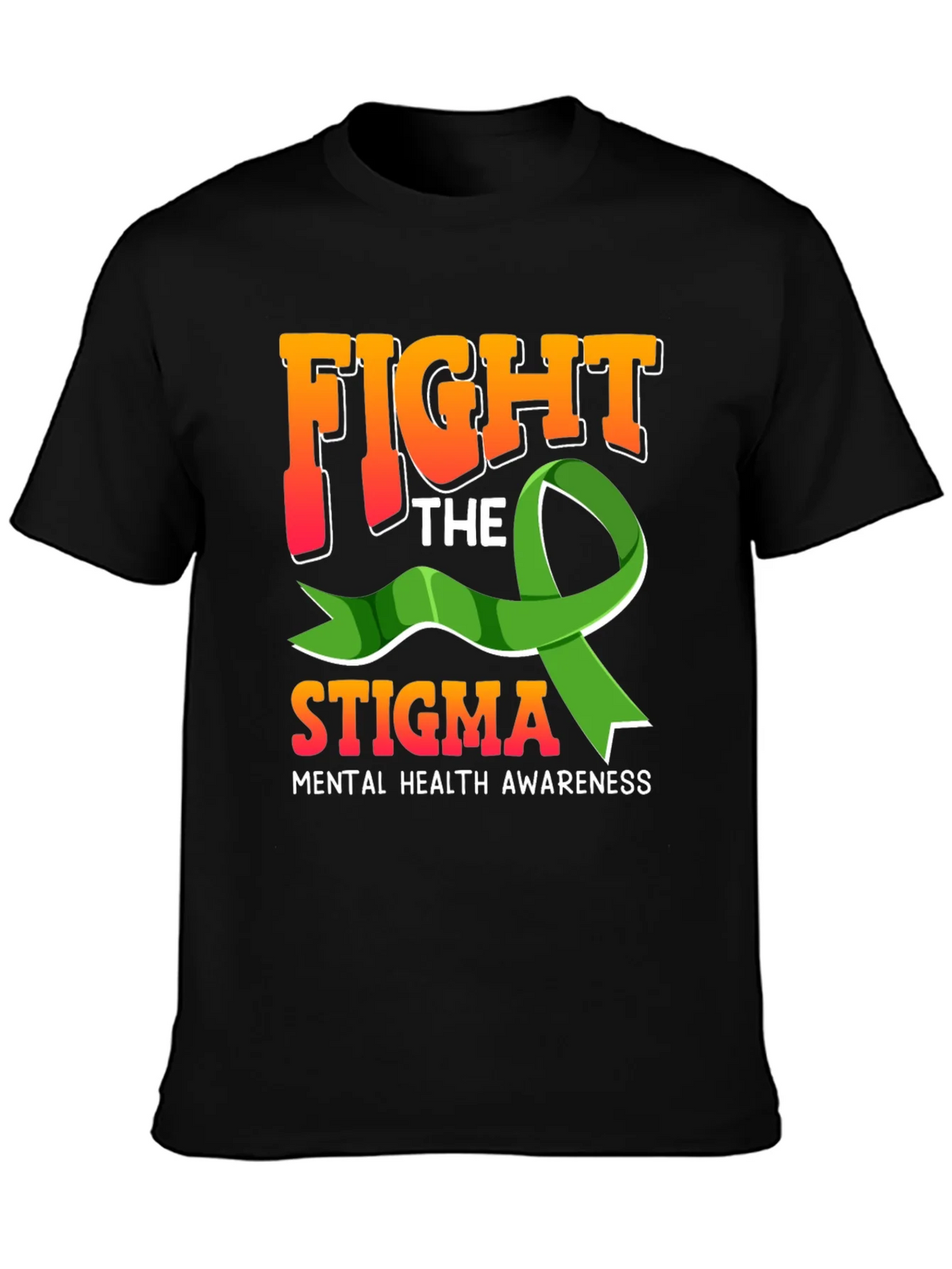 Fight The Stigma Mental Health Awareness Graphic Tee product image 3