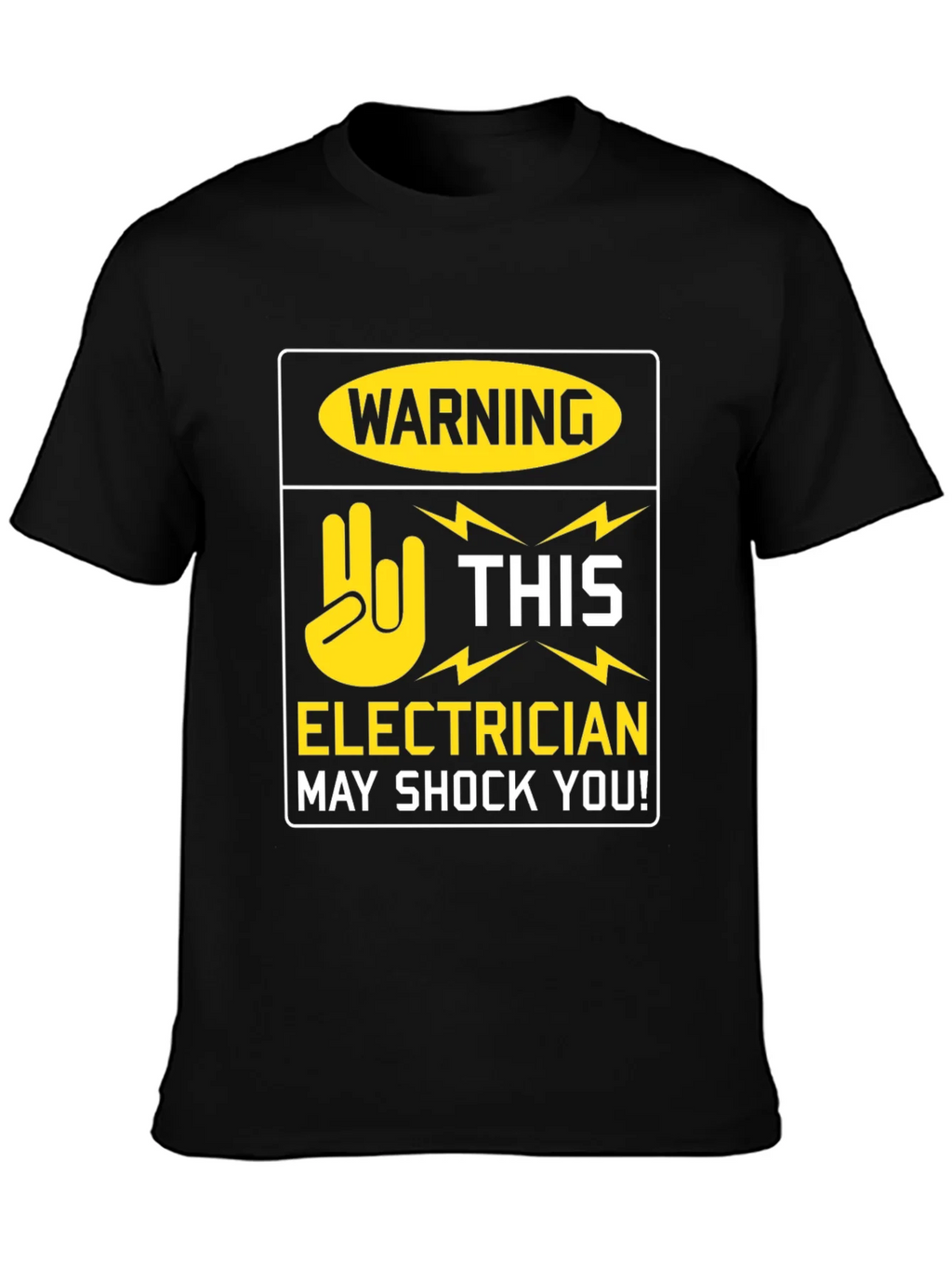Electrician Warning T-Shirt - May Shock You! Funny Tee product image 3