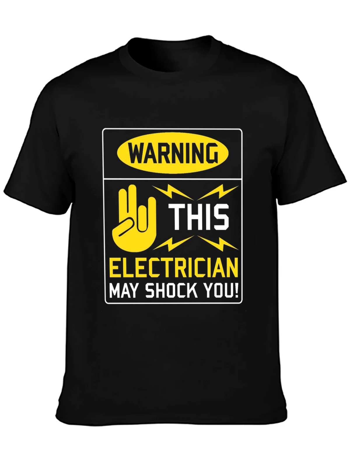 Electrician Warning T-Shirt - May Shock You! Funny Tee product image 3