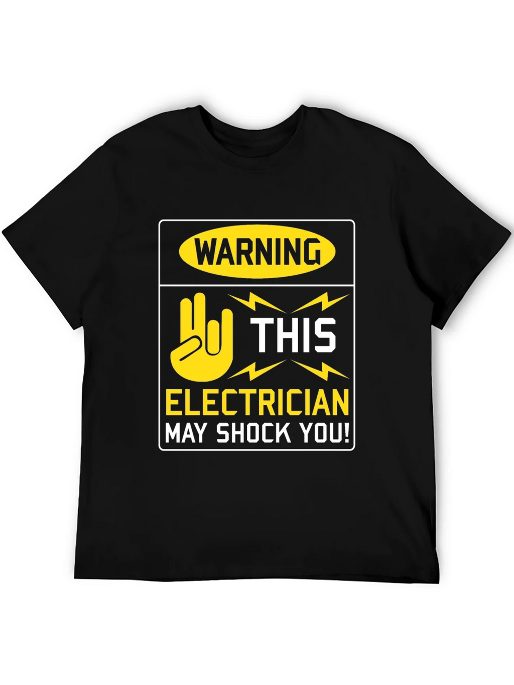 Electrician Warning T-Shirt - May Shock You! Funny Tee product image 5