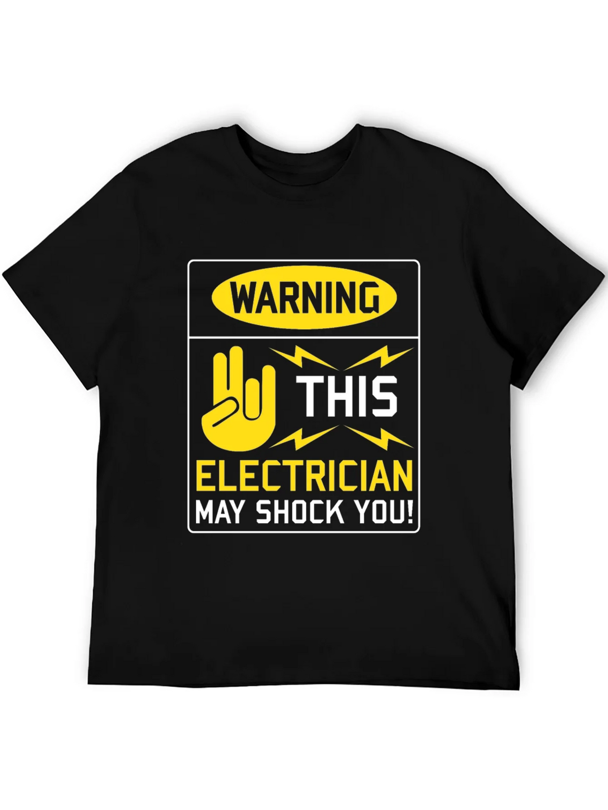 Electrician Warning T-Shirt - May Shock You! Funny Tee product image 5