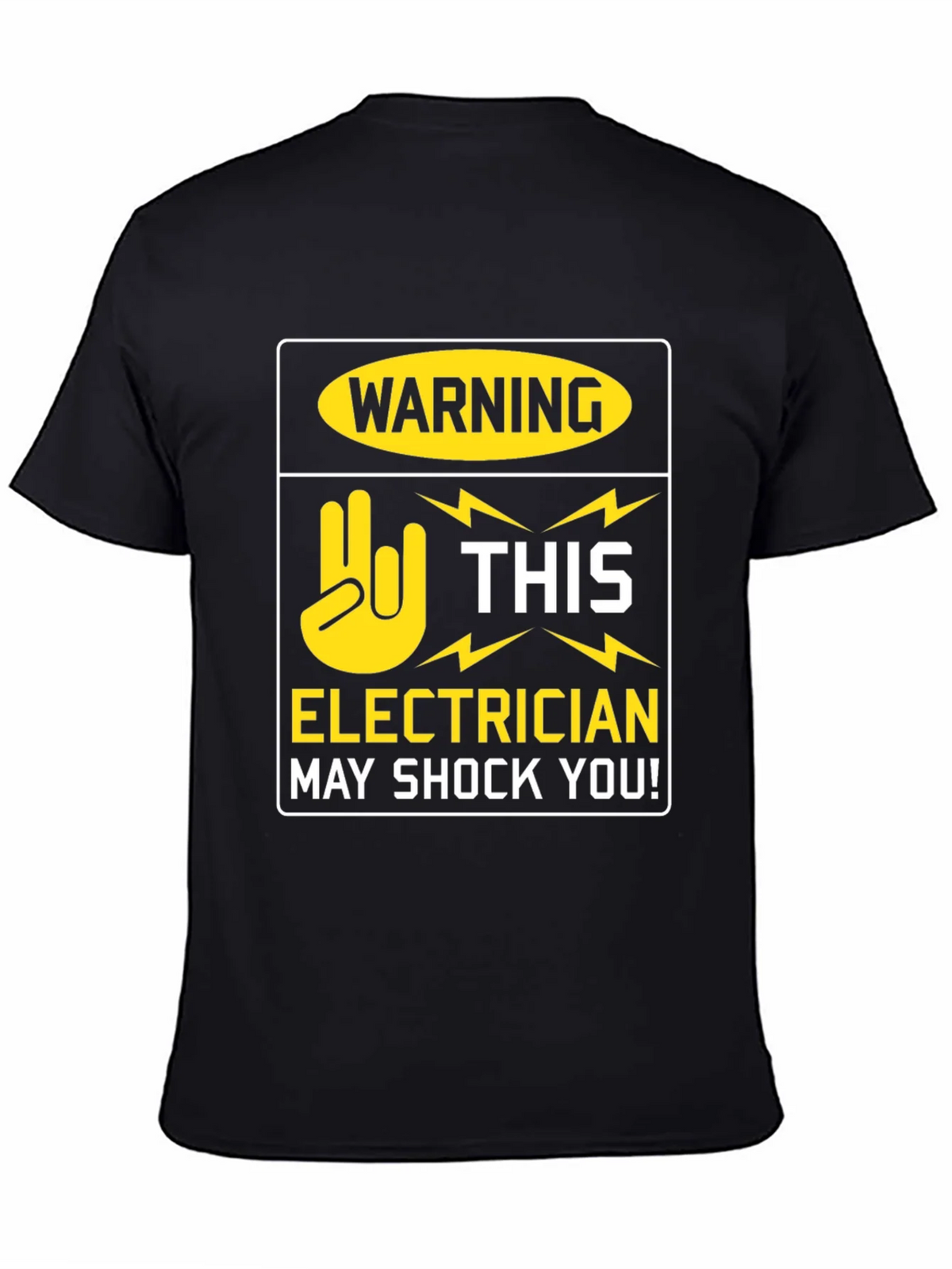 Electrician Warning T-Shirt - May Shock You! Funny Tee product image 4