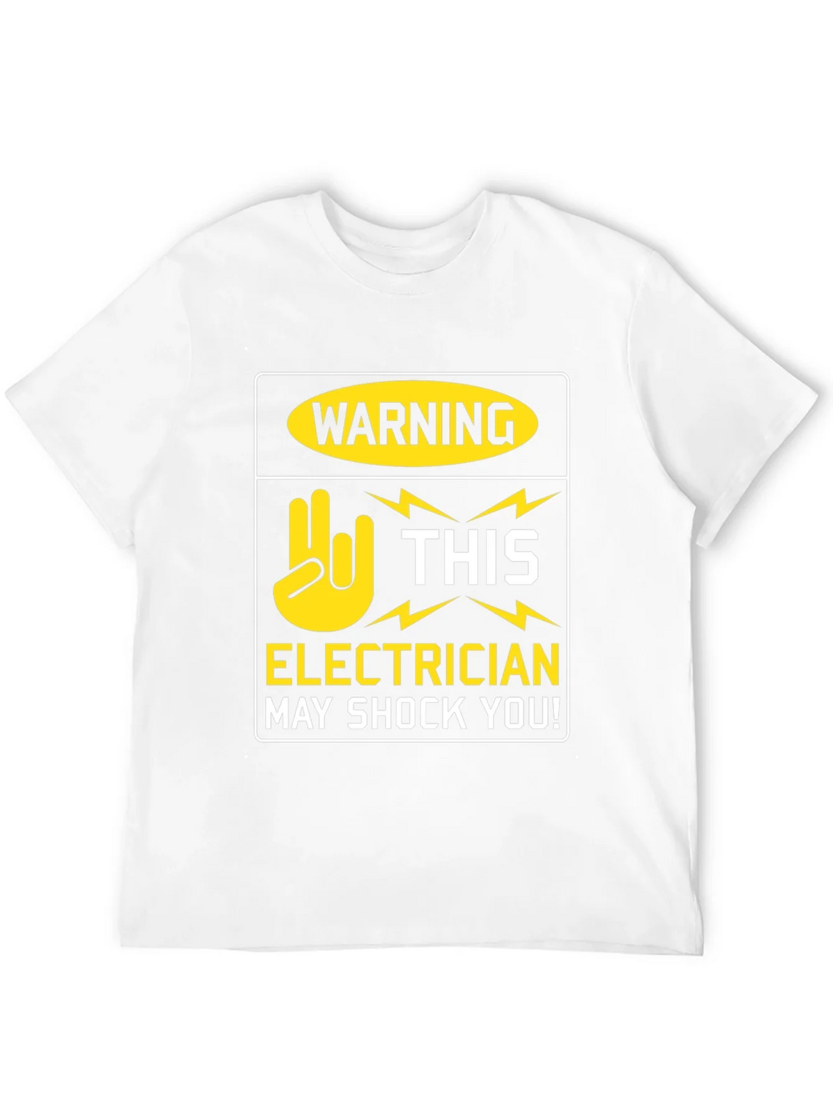 Electrician Warning T-Shirt - May Shock You! Funny Tee product image 11
