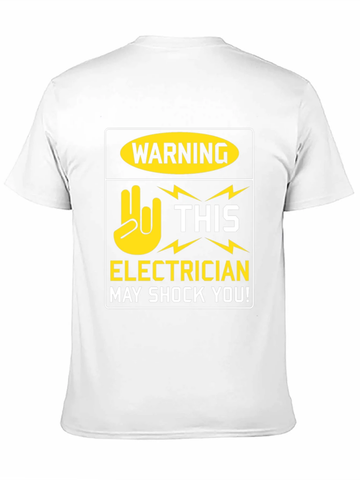 Electrician Warning T-Shirt - May Shock You! Funny Tee product image 10