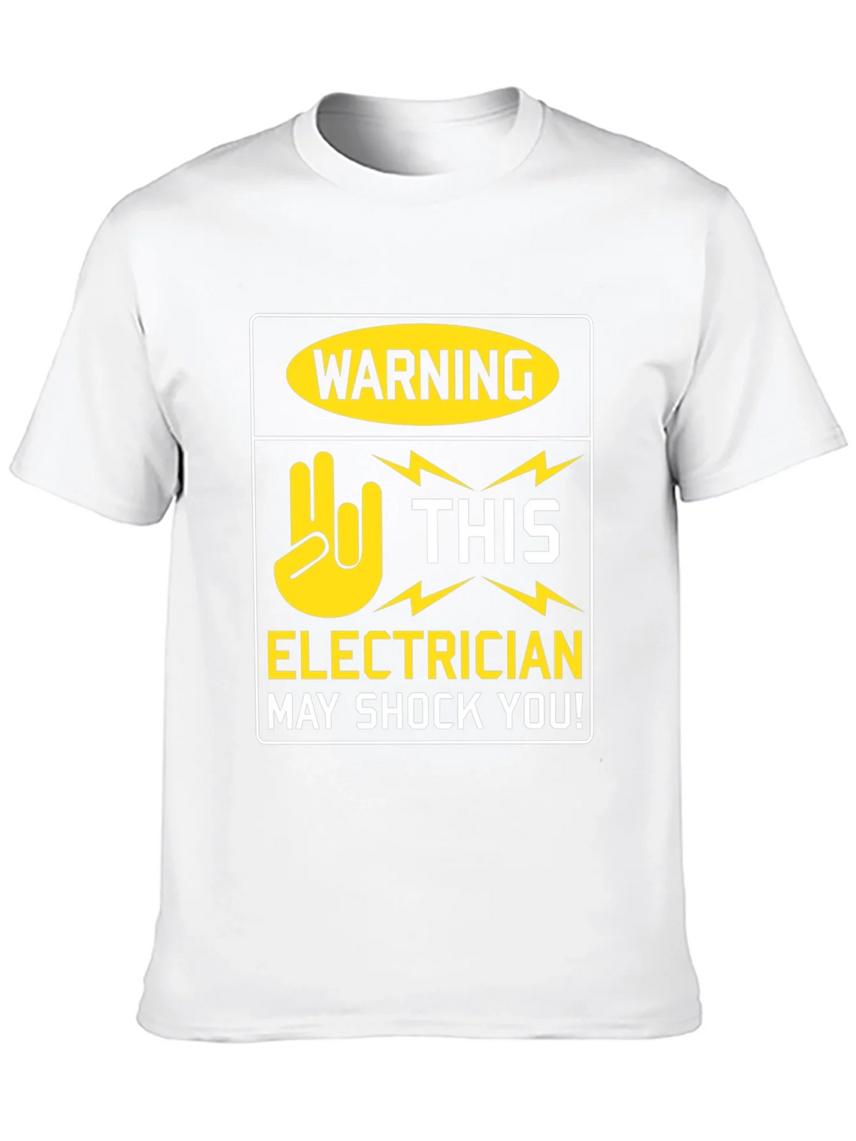 Electrician Warning T-Shirt - May Shock You! Funny Tee product image 9