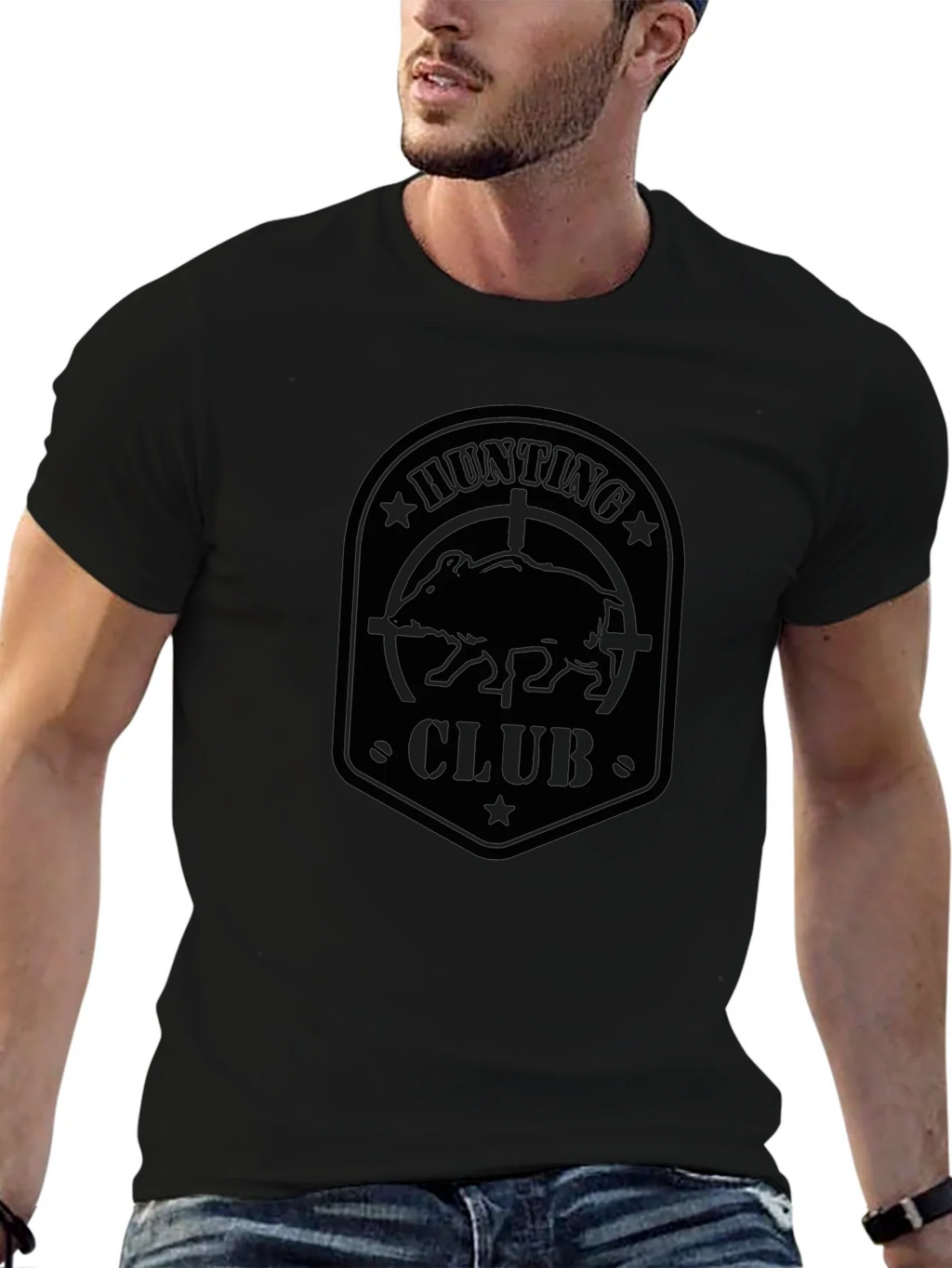 Hunting Club Black T-Shirt product image 6