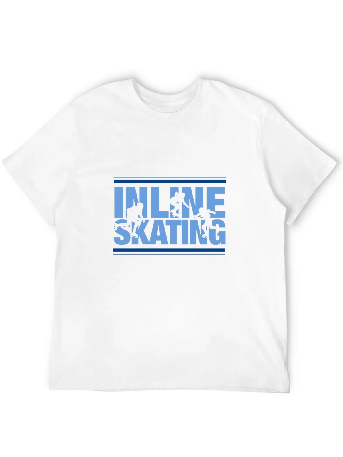 Inline Skating Graphic Tee - Black Cotton T-Shirt product image 9