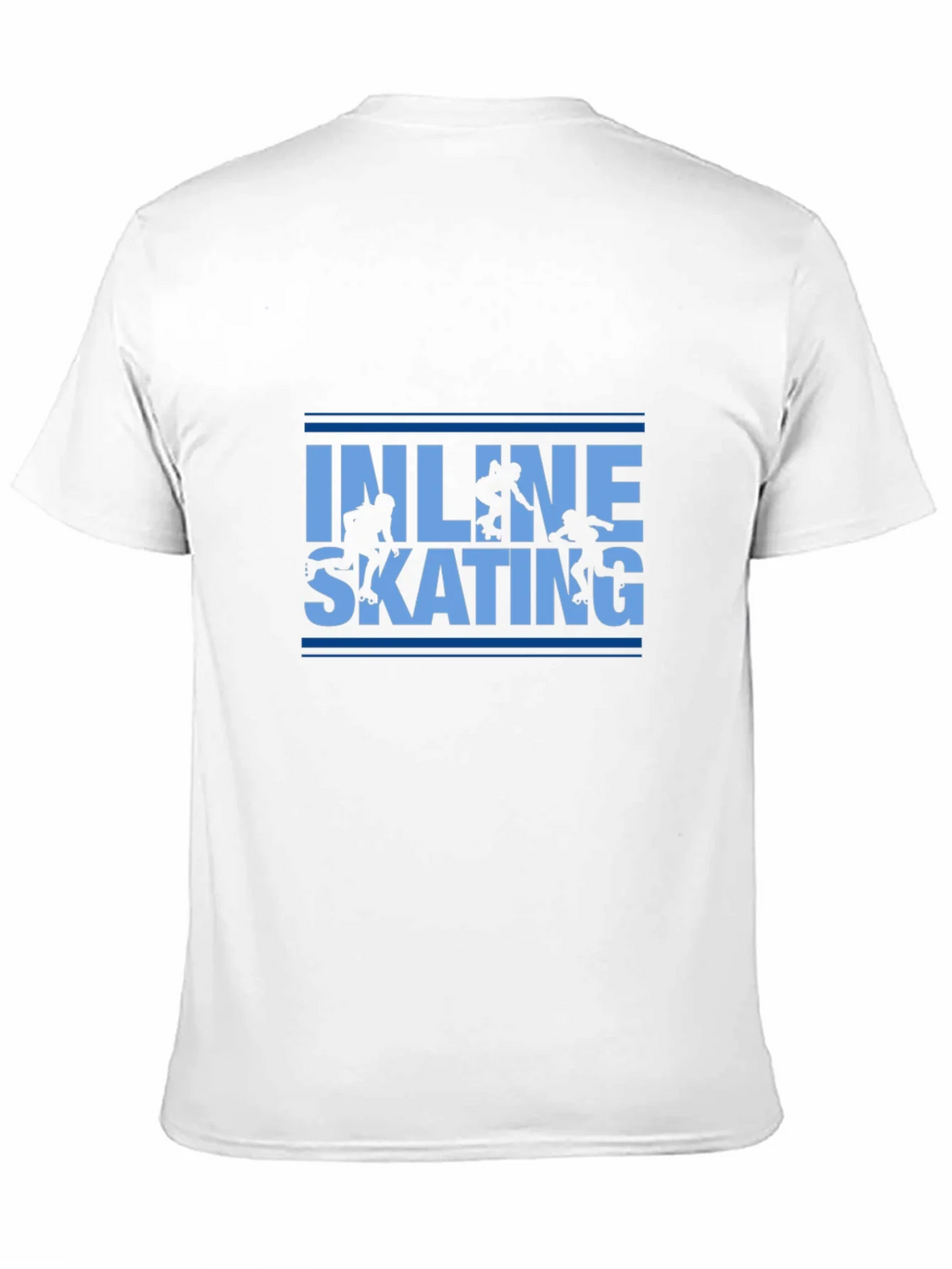 Inline Skating Graphic Tee - Black Cotton T-Shirt product image 8